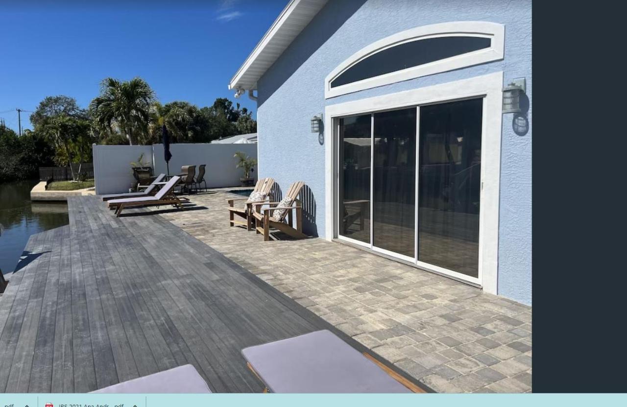 Pool/Waterfront Home 5 Min Walk To Siesta Key Village And Beach Bagian luar foto