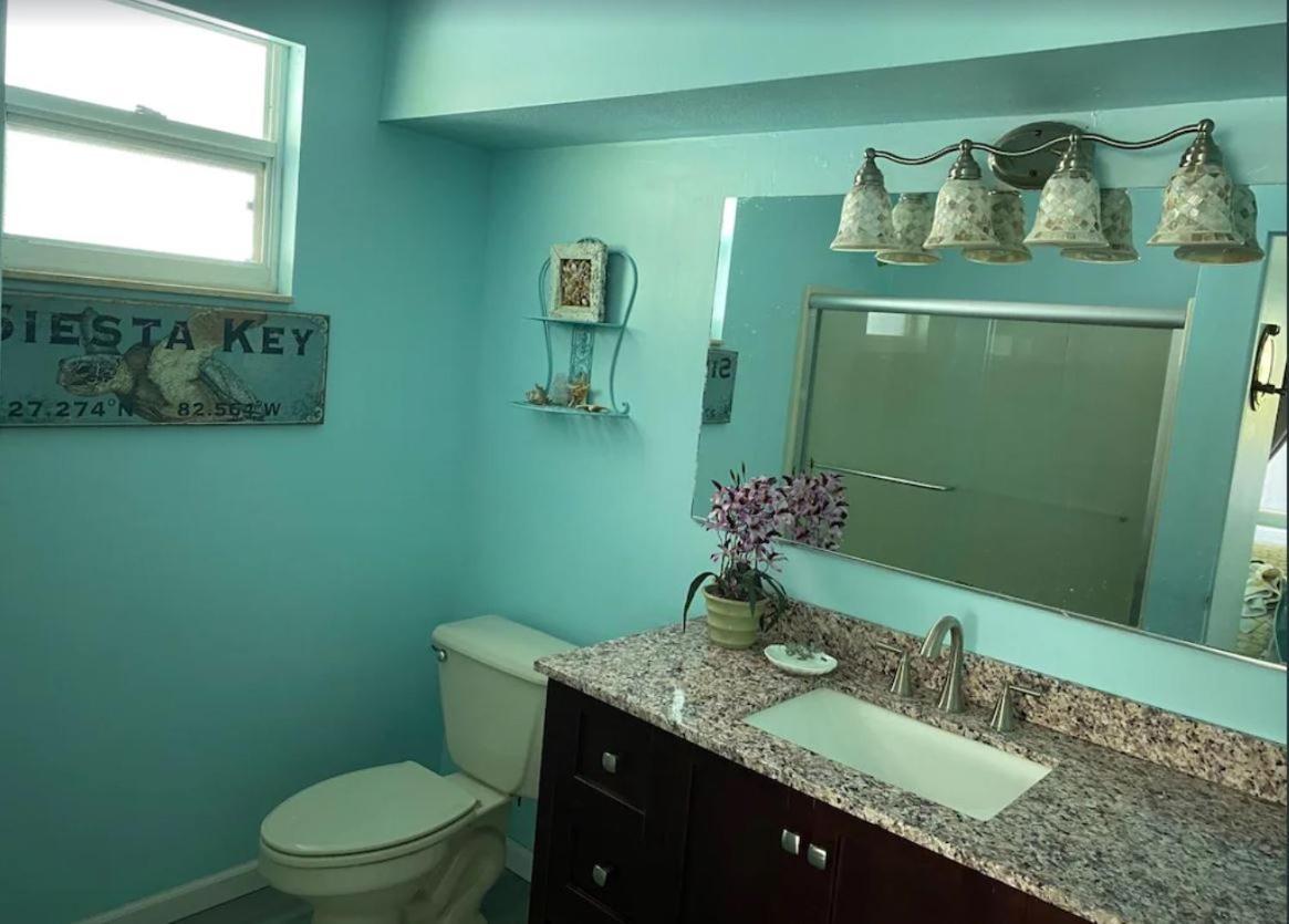 Pool/Waterfront Home 5 Min Walk To Siesta Key Village And Beach Bagian luar foto