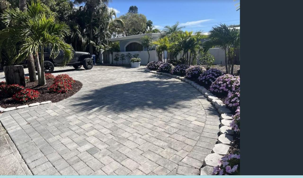 Pool/Waterfront Home 5 Min Walk To Siesta Key Village And Beach Bagian luar foto